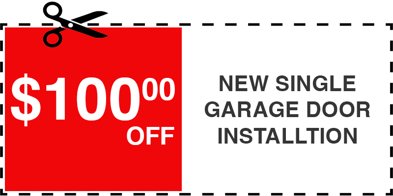 100 off garage door repair Somers