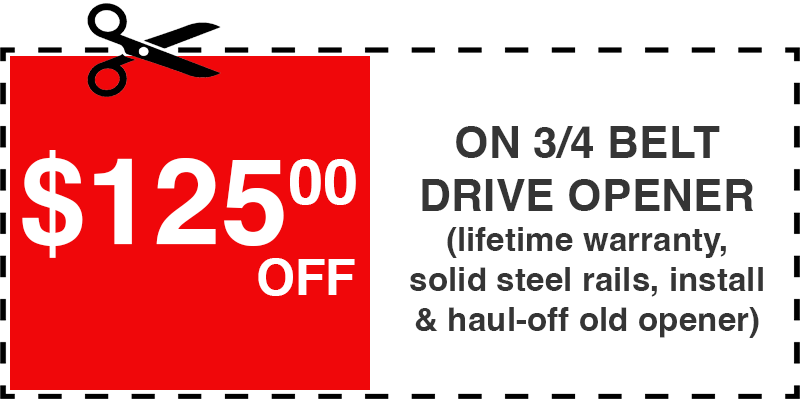 125 off garage door opener Somers