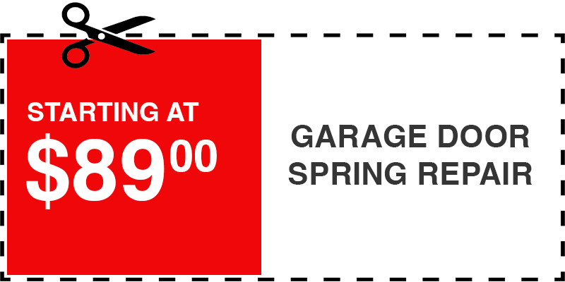 89 garage door SPRING repair Somers
