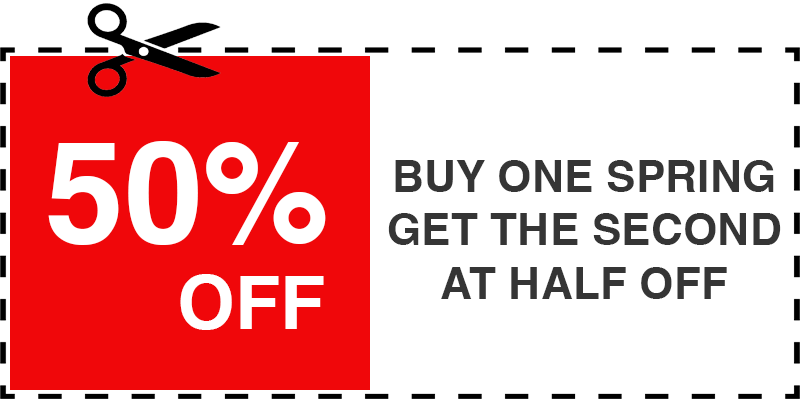 HALF OFF GARAGE SPRING Somers